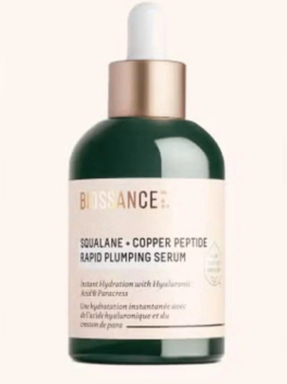 Biossance Squalane + Copper Peptide Rapid Plumping Serum 50mL Full size NIB - Picture 1 of 11